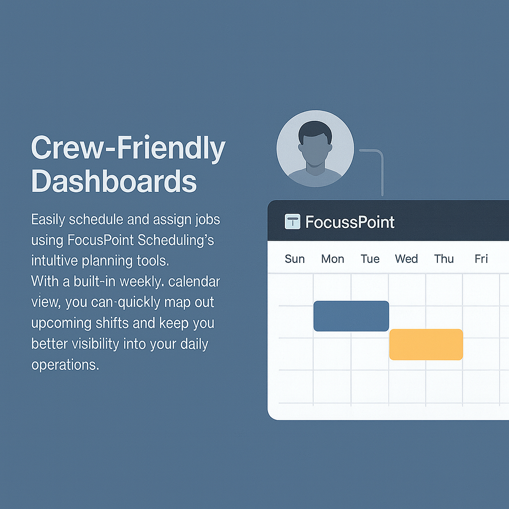 FocusPoint Scheduling dashboard